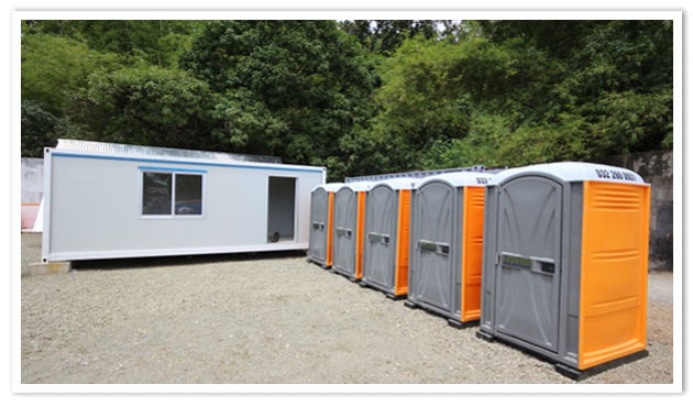 Portable offices and cabin hire, guard huts, sales offices, executive marketing suites and storage containers at Trading Spaces Essex UK